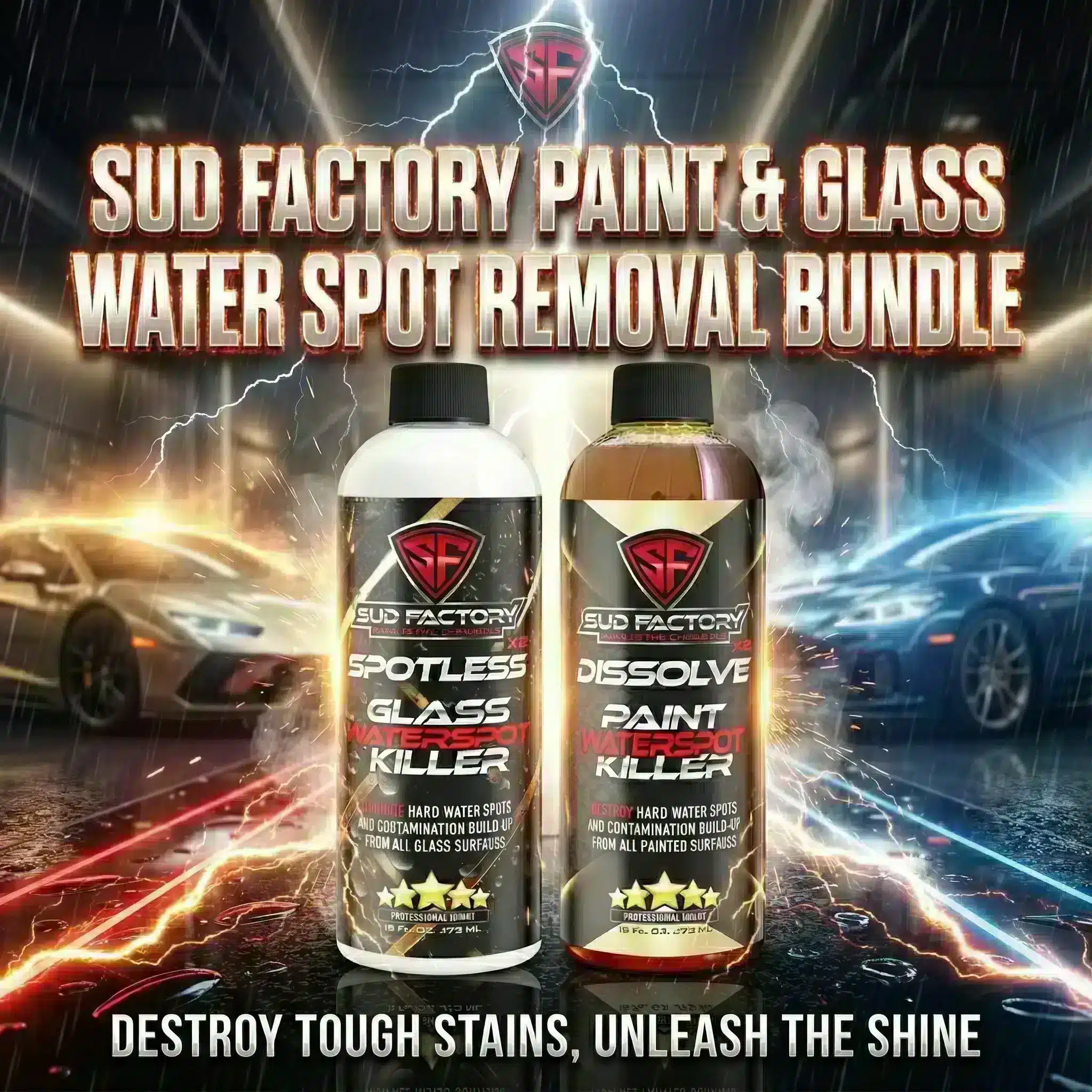 Paint and Glass Water Spot Removal Bundle