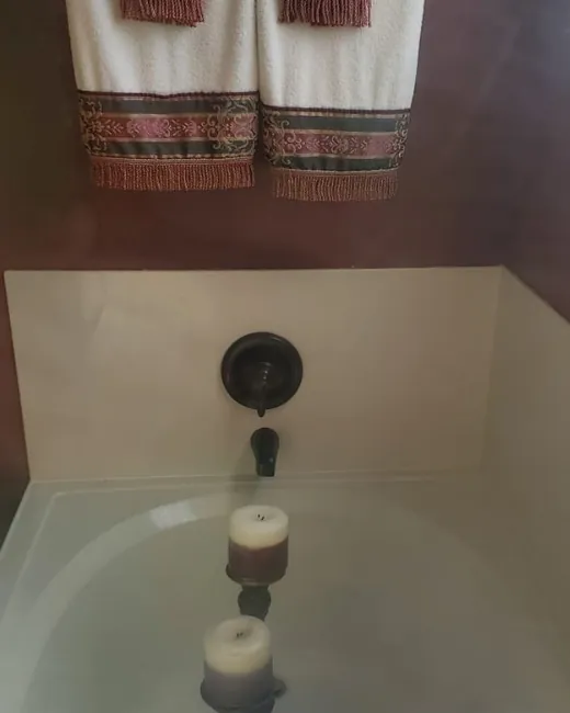 Clear shower glass