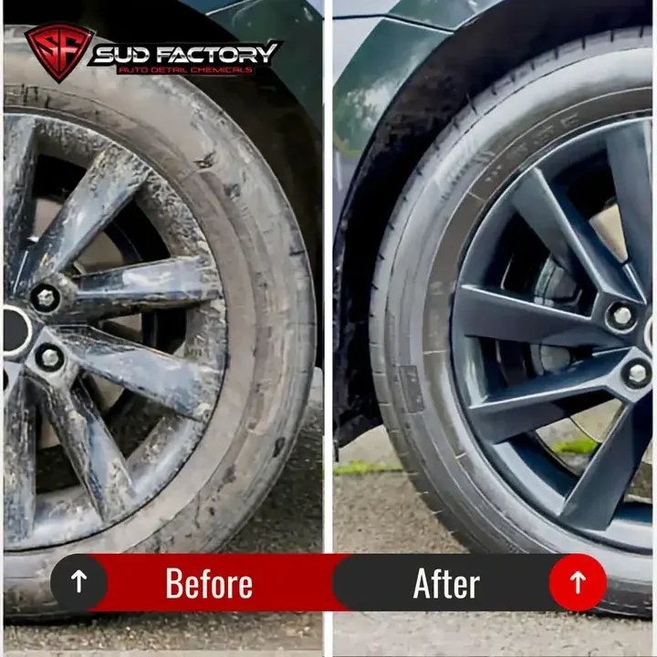 Wheel, before and after