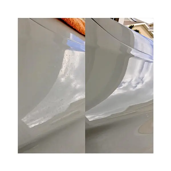 White paint, before and after