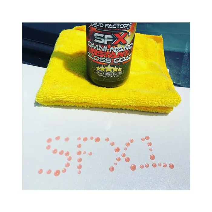 Water beads on SFX1